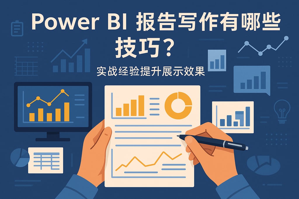 Power BI报告写作有哪些技巧？实战经验提升展示效果
